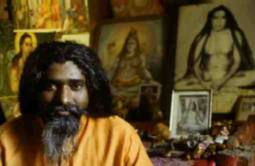 Swami Shankardasji at his Guru Dev's Puja.